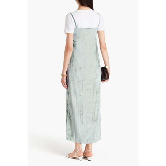 LOULOU STUDIO Etinas Crushed-Velvet Maxi‎ Dress Small Dinner Night Evening Gala - Picture 2 of 6